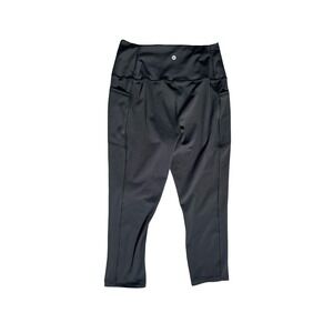 RBX Active Womens Black High Waisted Capri Leggings with Pockets Size Medium